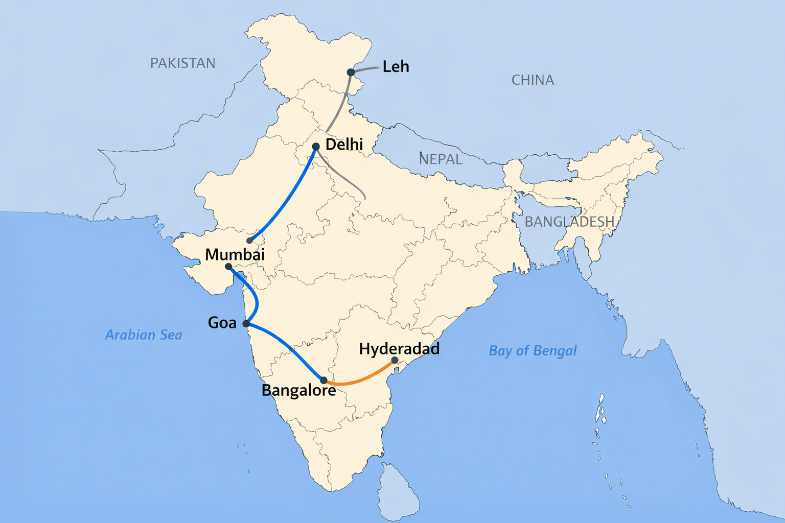 Popular domestic flight routes in India for cheaper booking strategy